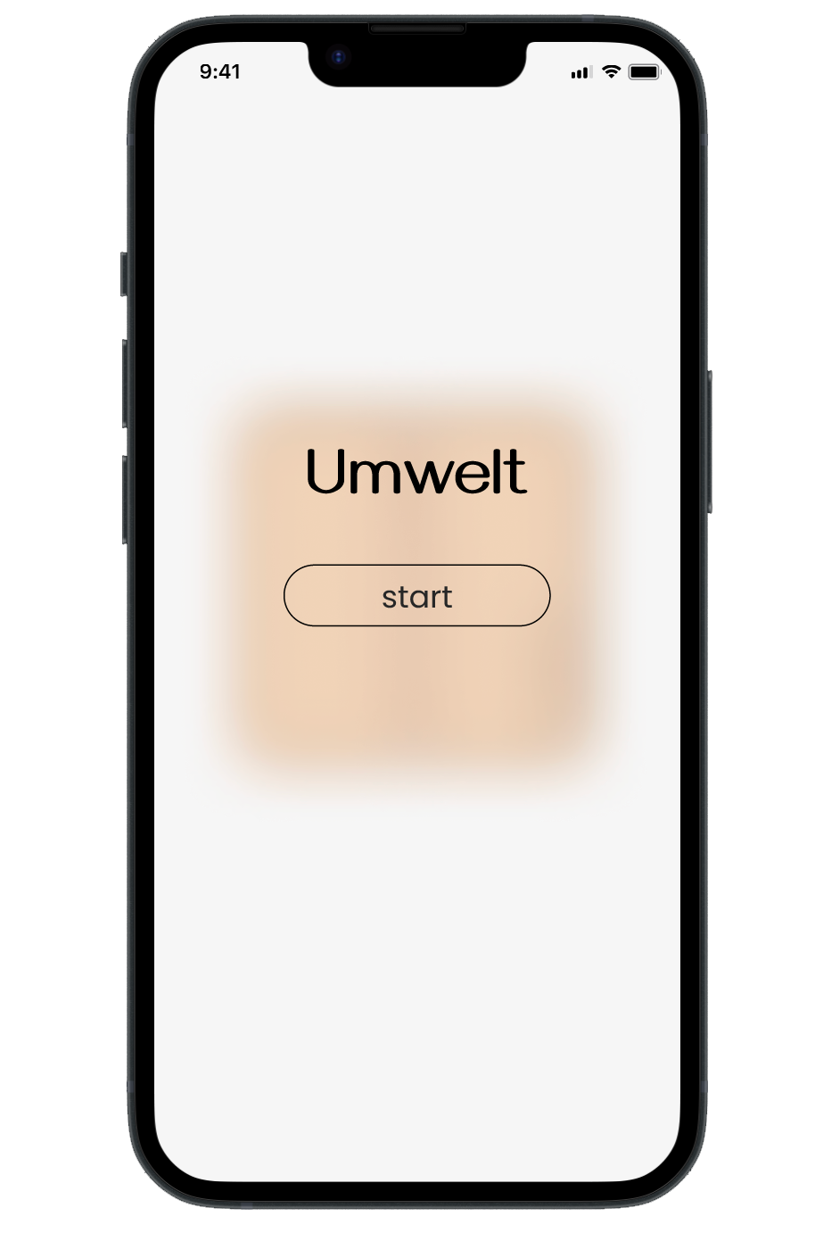 Umwelt's home screen